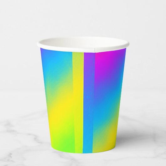 Multicolor Pappbecher (Rechts)