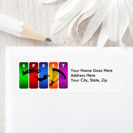 Multicolor Parachuting Emblem (Insitu)