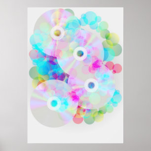 Multicolor Party Background Poster