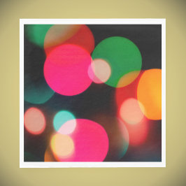 Multicolor Party Bokeh Serviette