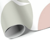 Multicolor Pastel Botanisch Abstrakt Geschenkpapier (Rolleneckpunkt)