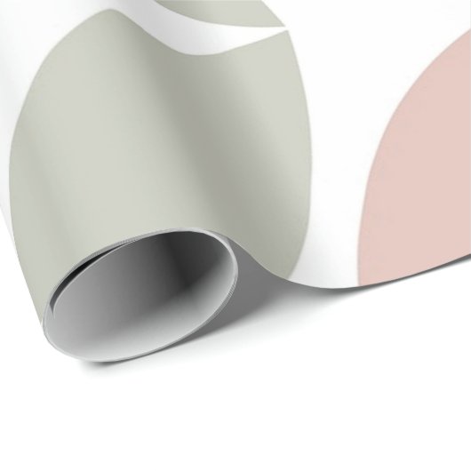 Multicolor Pastel Botanisch Abstrakt Geschenkpapier (Rolleneckpunkt)