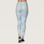 Multicolor Pastel Clouds Leggings (Rückseite)