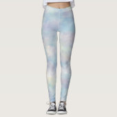Multicolor Pastel Clouds Leggings (Vorderseite)