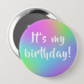 Multicolor Pastel Personalisiert Button (Vorne & Hinten)