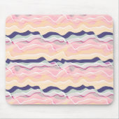 Multicolor Pastel Wave Pattern Mousepad (Vorne)