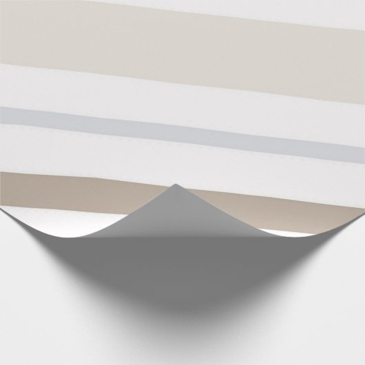 Multicolor Pastell gestreift Geschenkpapier (Ecke)