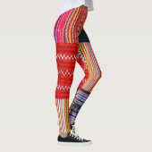 Multicolor Patchwork: Asian Style Quilt. Leggings (Rechts)