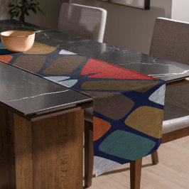 Multicolor Pebbles Großer Tischläufer