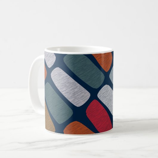 Multicolor Pebbles Kaffeetasse (Vorderseite Links)