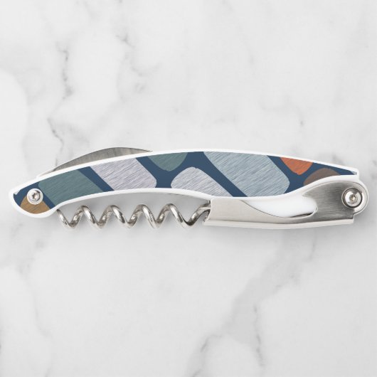 Multicolor Pebbles Kellnermesser (Rückseite)