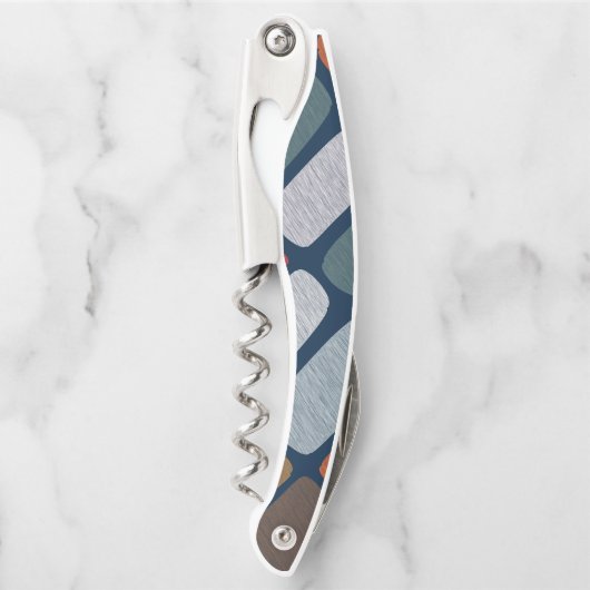 Multicolor Pebbles Kellnermesser (Vorderseite)