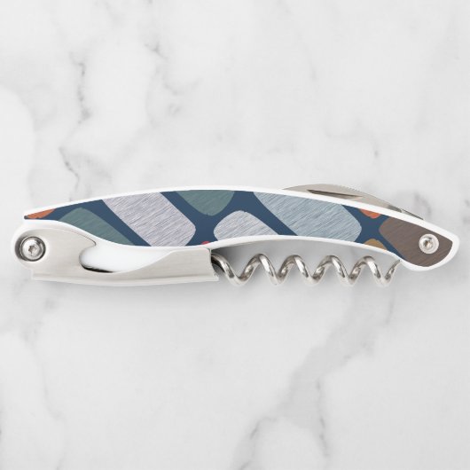 Multicolor Pebbles Kellnermesser (Vorderseite)