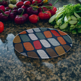 Multicolor Pebbles Schneidebrett