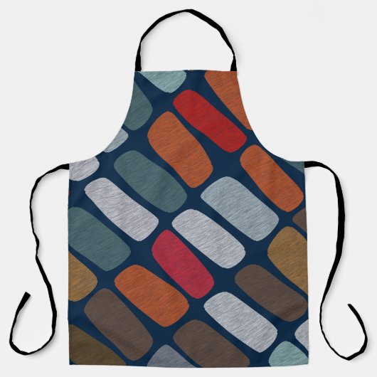 Multicolor Pebbles Schürze (Vorderseite)