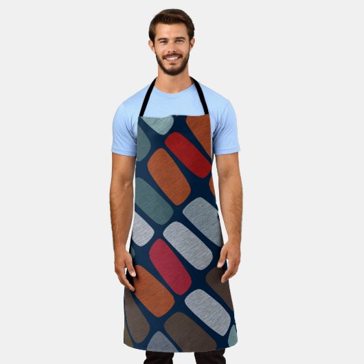 Multicolor Pebbles Schürze (Getragen)