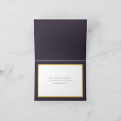 Multicolor Peonies Botanical Elegant Thank You Karte (Innenseite)