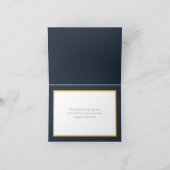 Multicolor Peonies Botanical Elegant Thank You Karte (Innenseite)