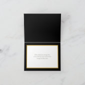 Multicolor Peonies Botanical Elegant Thank You Karte (Innenseite)