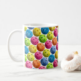 Multicolor Pickleball Kaffeetasse