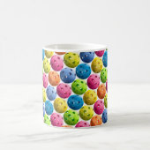 Multicolor Pickleball Kaffeetasse (Mittel)