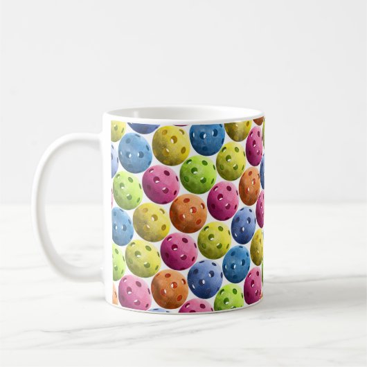 Multicolor Pickleball Kaffeetasse (Links)