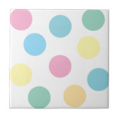 Multicolor Polka Dots Fliese (Vorderseite)