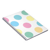 Multicolor Polka Dots Notizblock (Rechte Seite)