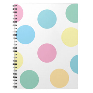 Multicolor Polka Dots Notizblock