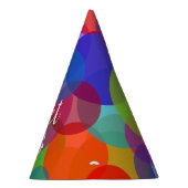 Multicolor Polka Dots Partyhütchen (Rechts)