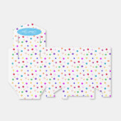 Multicolor Polka Dots Vielen Dank Geschenkschachtel (Ungefaltet)