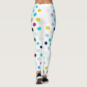MultiColor-Polka-Punkt Leggings (Rückseite)