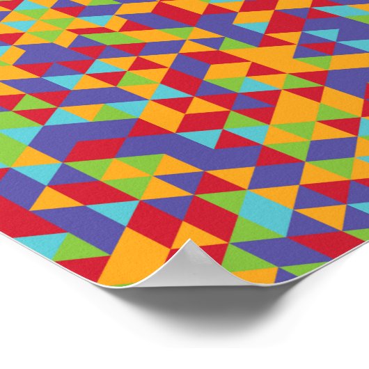 Multicolor Poster Wall Art | Musterplakat (Ecke)