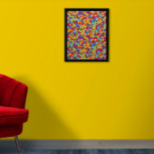 Multicolor Poster Wall Art | Musterplakat