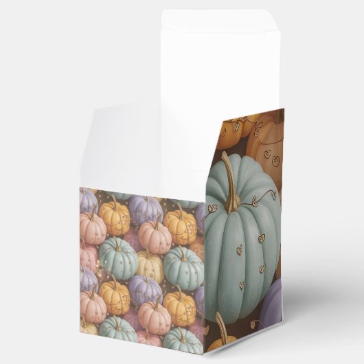 Multicolor Pumpkin-Muster Geschenkschachtel (Geöffnet)