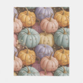 Multicolor Pumpkin-MusterThrow, Fleece & Sherpa (Vorderseite)
