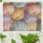 Multicolor Pumpkin-MusterThrow, Fleece & Sherpa Geschirrtuch (Gefaltet)
