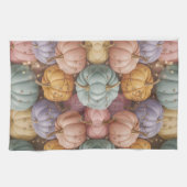 Multicolor Pumpkin-MusterThrow, Fleece & Sherpa Geschirrtuch (Horizontal)