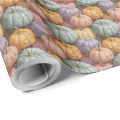 Multicolor Pumpkin Pattern Wrapping Paper Geschenkpapier (Rolleneckpunkt)