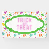 Multicolor Pumpkins Halloween-Muster Banner (Horizontal)