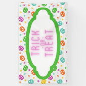 Multicolor Pumpkins Halloween-Muster Banner (Vertikal)