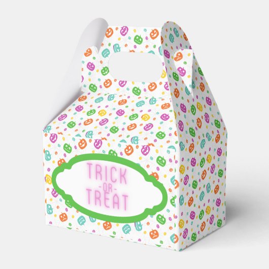 Multicolor Pumpkins Halloween-Muster Geschenkschachtel (Vorderseite)