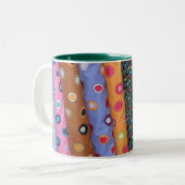 Multicolor-Quilt-Bolt-Stoff Tasse (Vorderseite Links)