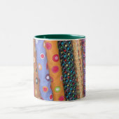 Multicolor-Quilt-Bolt-Stoff Tasse (Mittel)