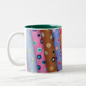 Multicolor-Quilt-Bolt-Stoff Tasse (Links)