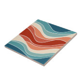 Multicolor-Retrowellen Fliese (Seite)