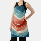Multicolor-Retrowellen Schürze (InSitu)