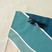Multicolor-Retrowellen Strandtuch (Beispiel)