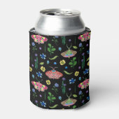 Multicolor-Schmetterlinge: Helles, nahtloses Muste Dosenkühler (Kanne Vorderseite)