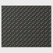 Multicolor-Schmetterlinge: Helles, nahtloses Muste Geschenkpapier (Flach)